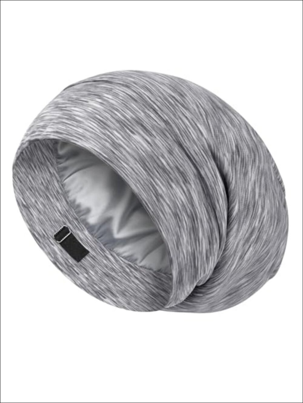100% Mulberry Silk Sleep Bonnet Adjustable Strap Hair Wrap for Women & Men